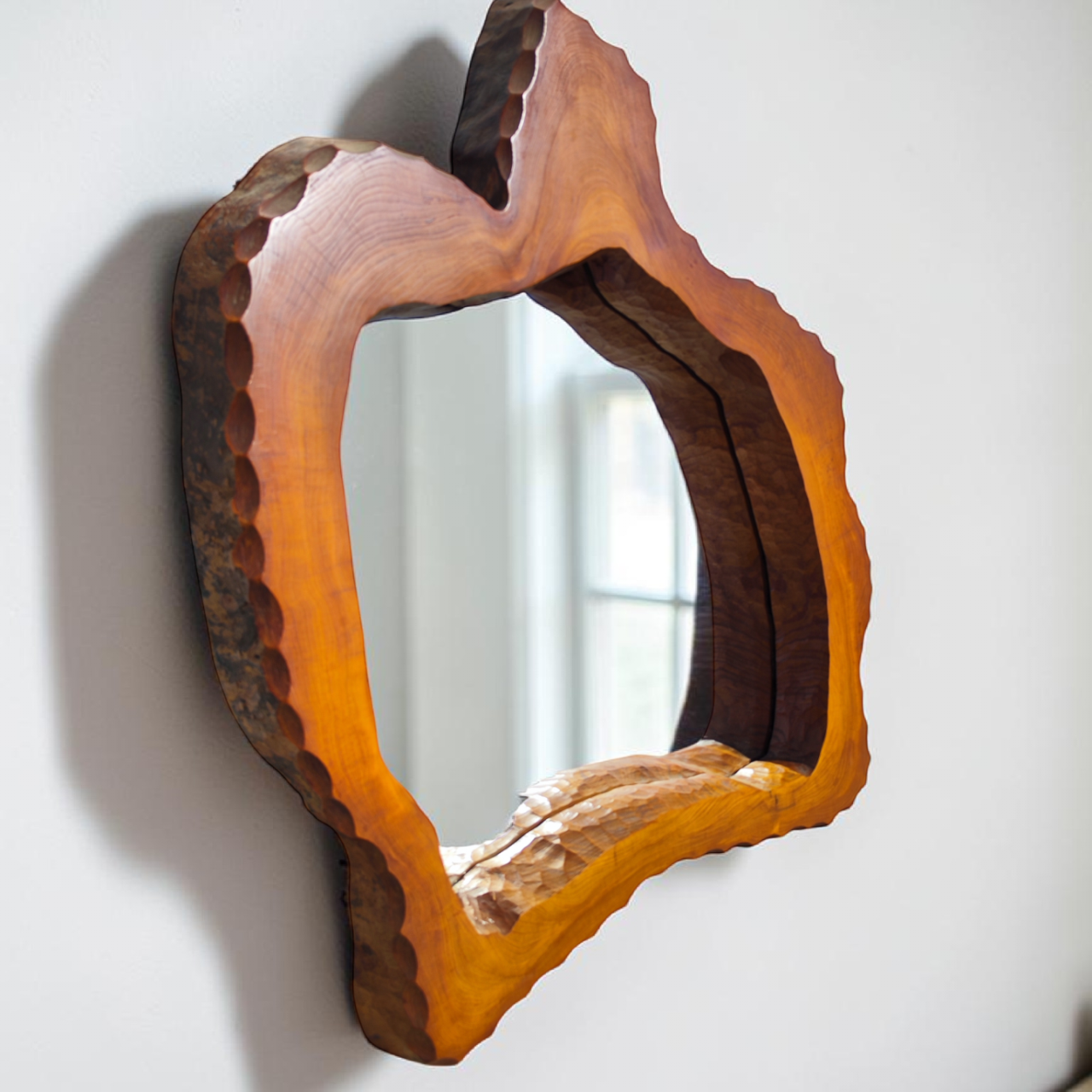 XL Primitive oak mirror