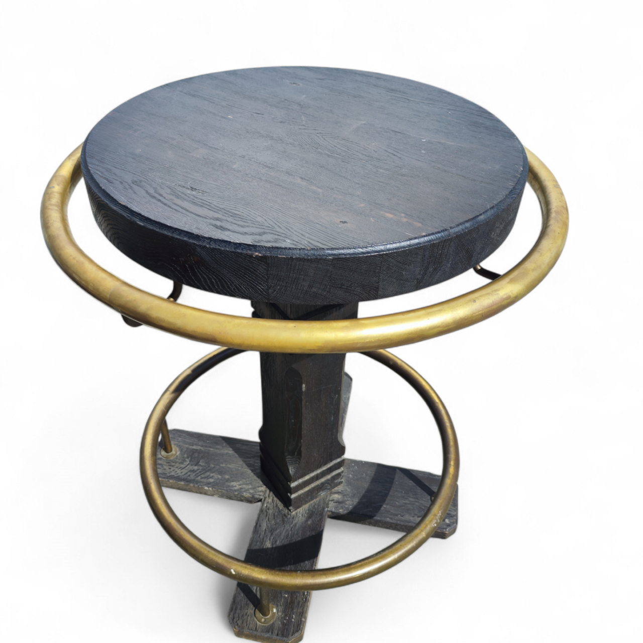 1940's ebonised bartables