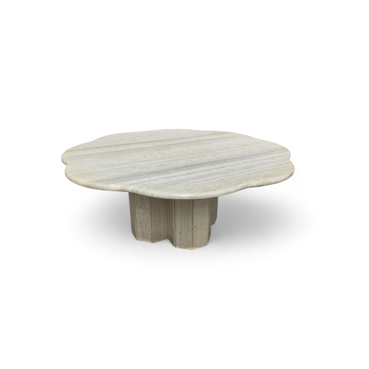 Travertin flower coffeetable