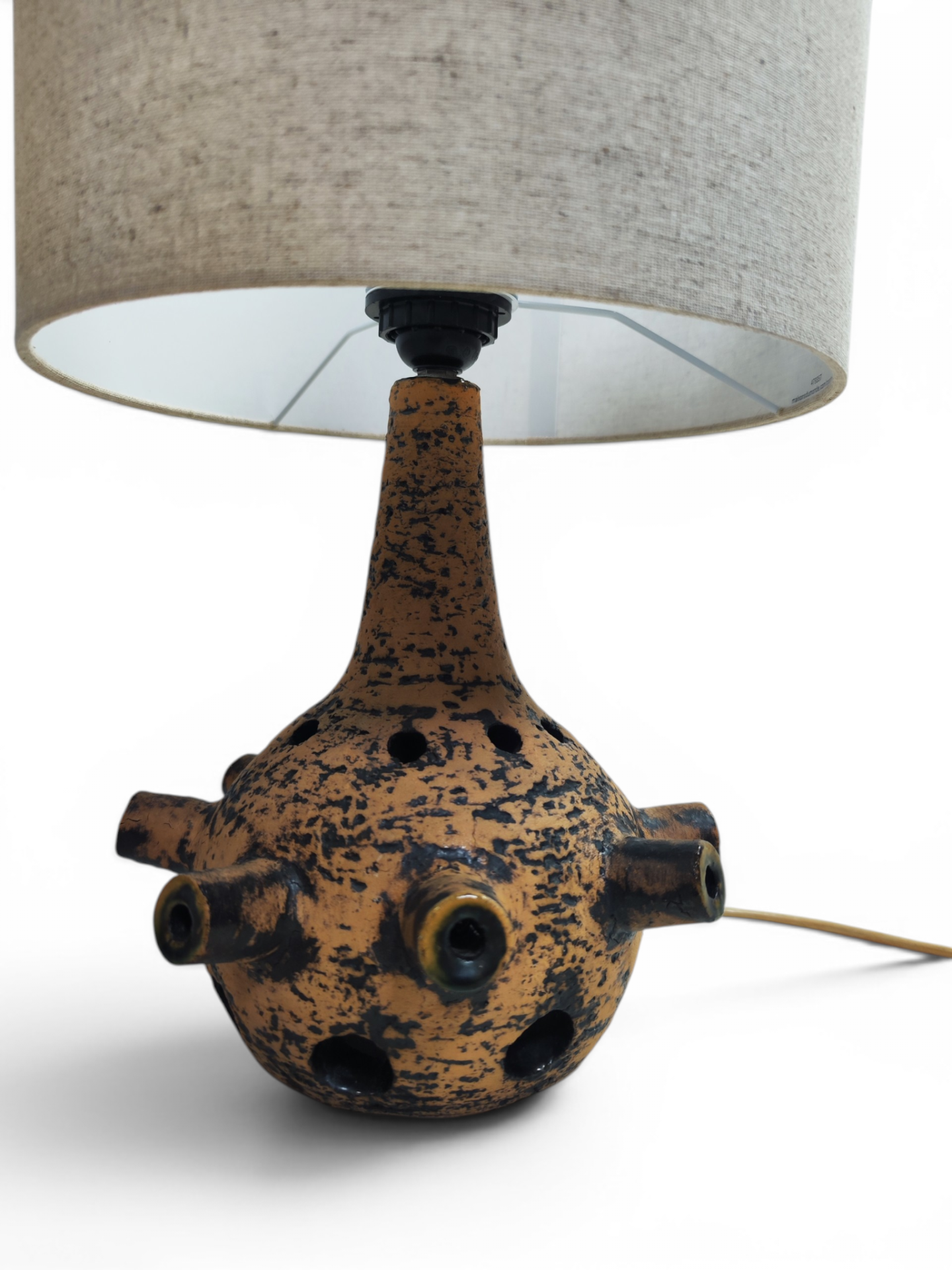Italian ceramic lamp 1970s - Image 5