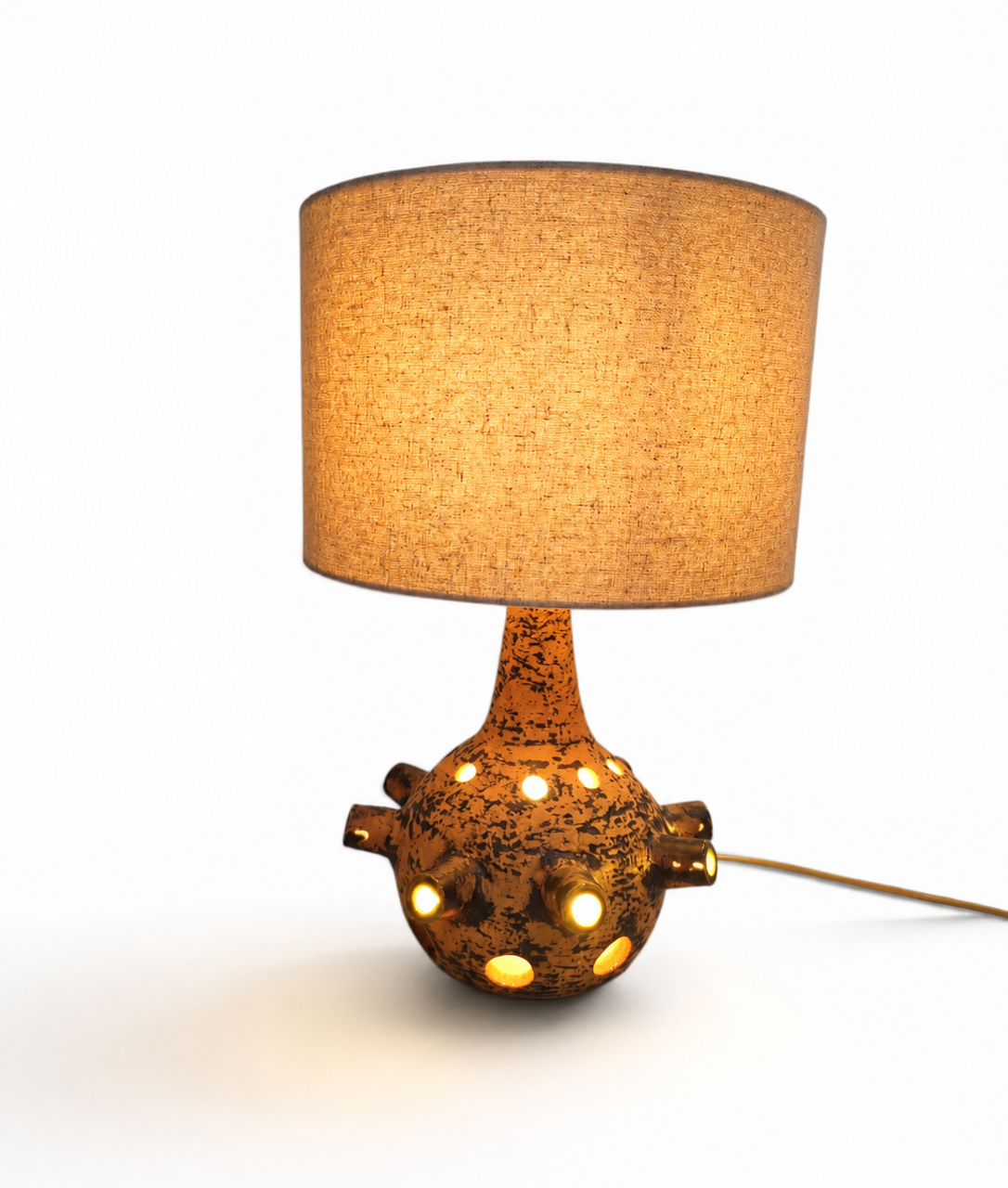 Italian ceramic lamp 1970s