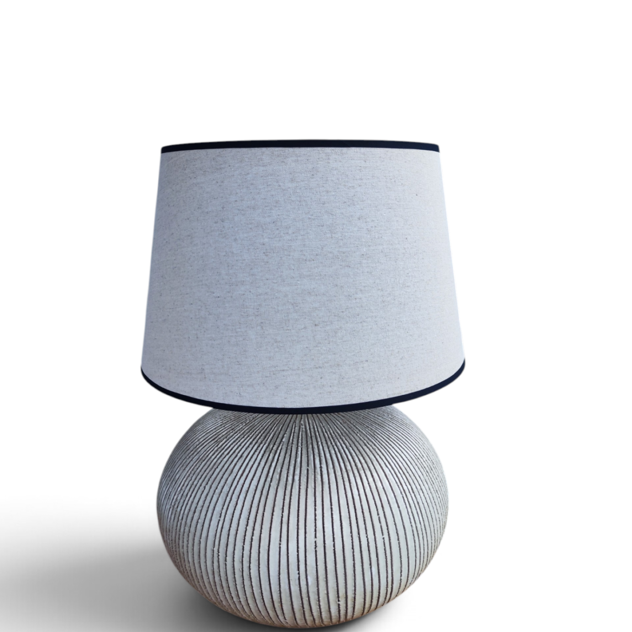 Large Italian ceramic table lamp