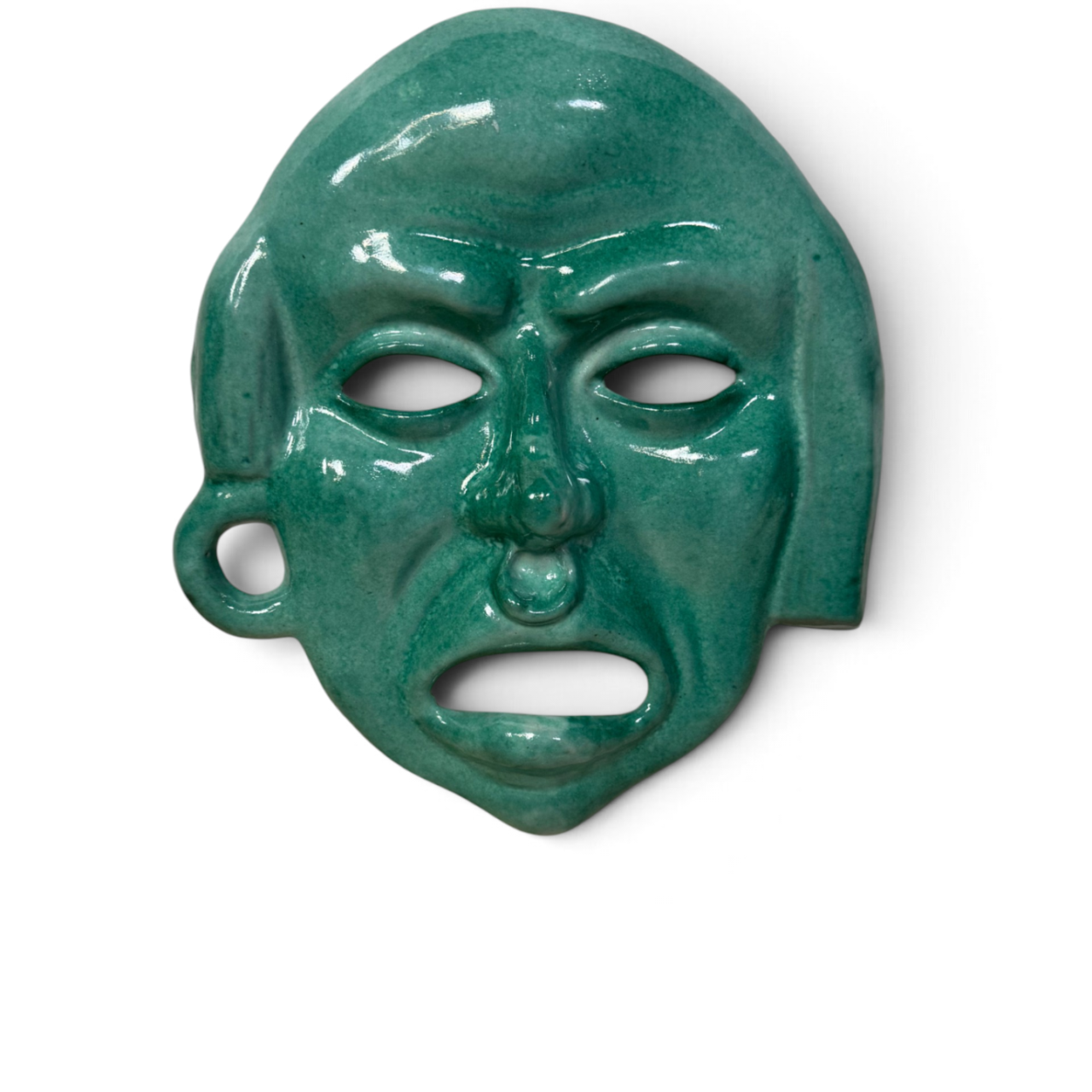 Italian ceramic decorative mask