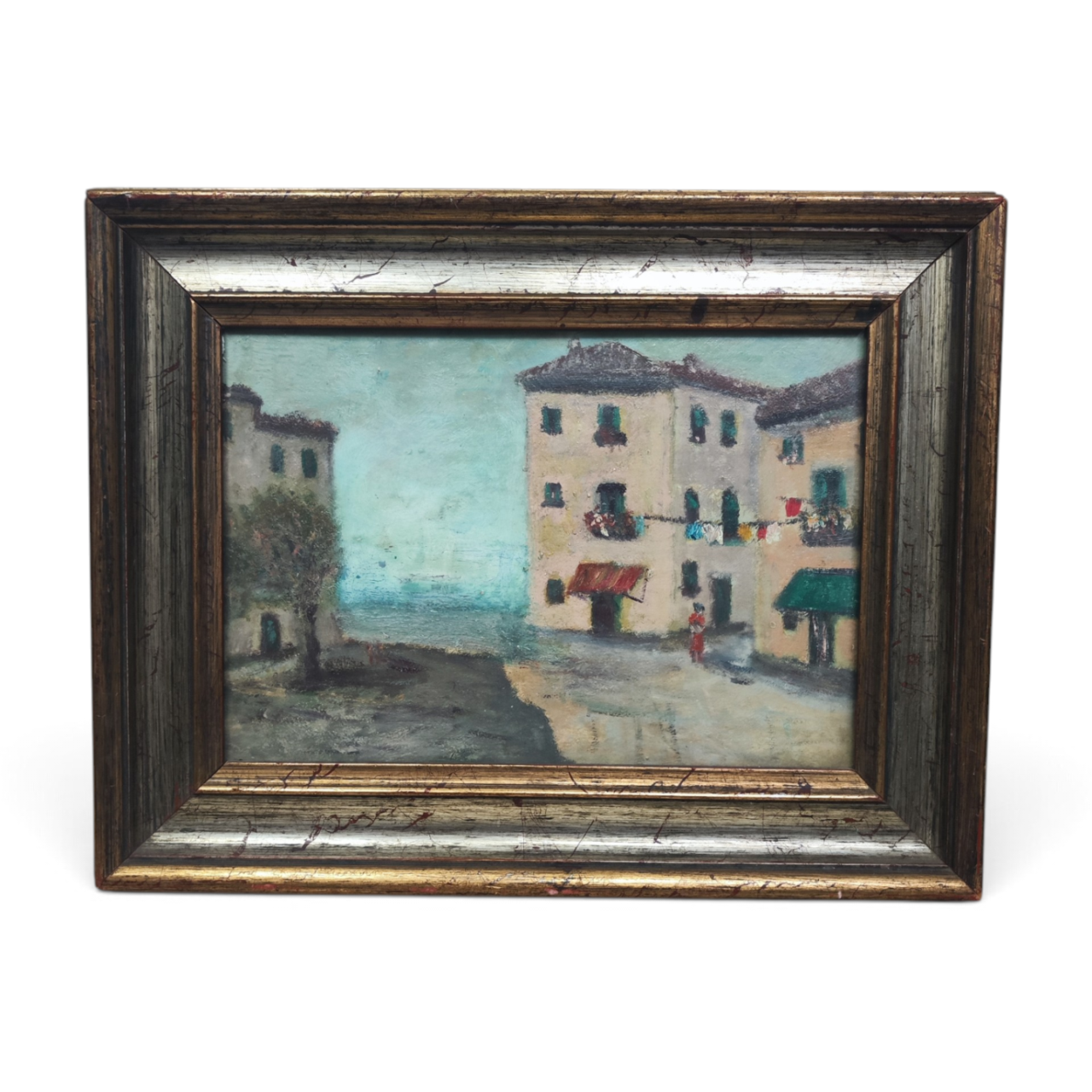 Italian scenery - oil on canvas
