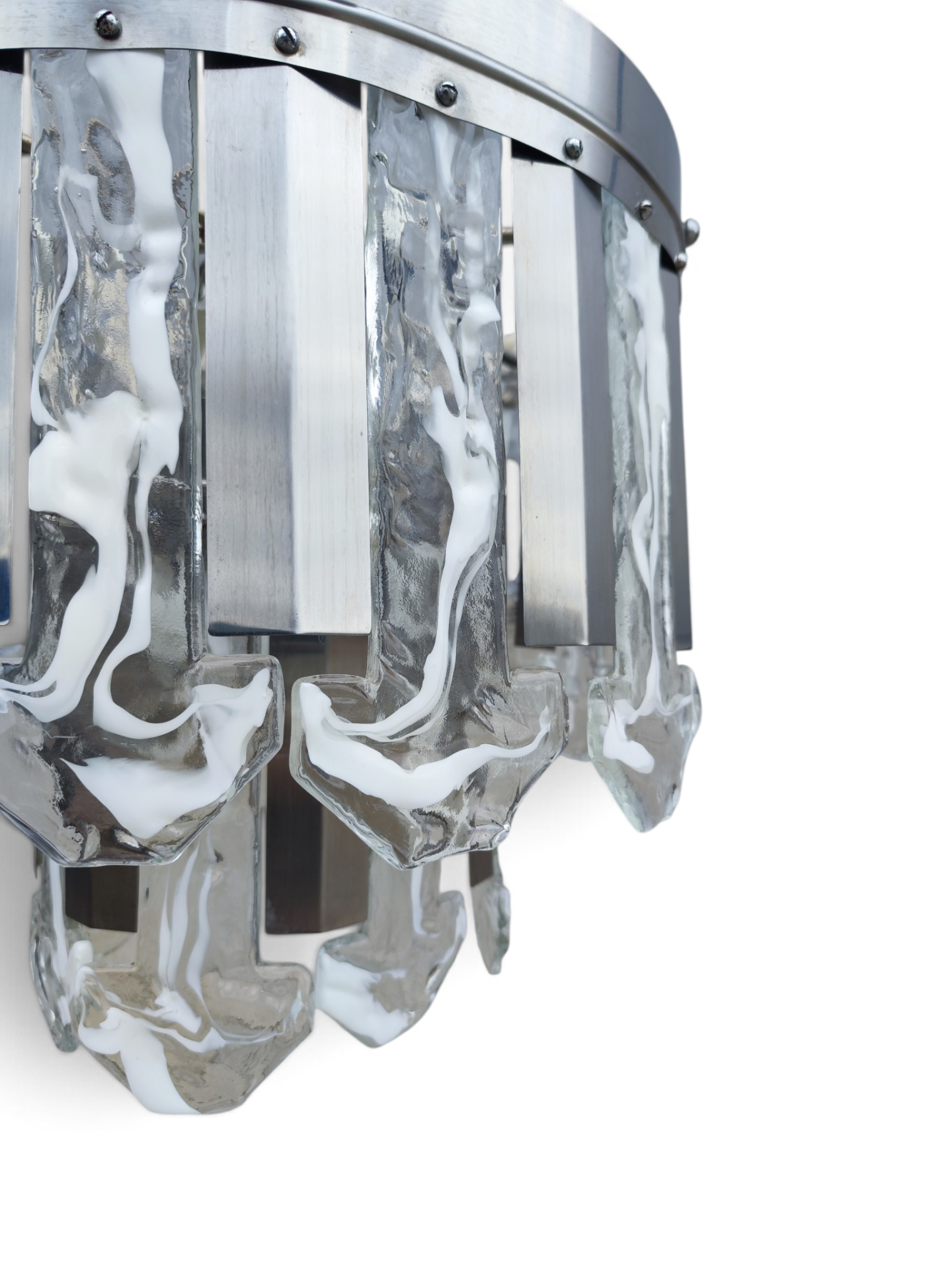 Italian Mazzega chandelier - Image 8