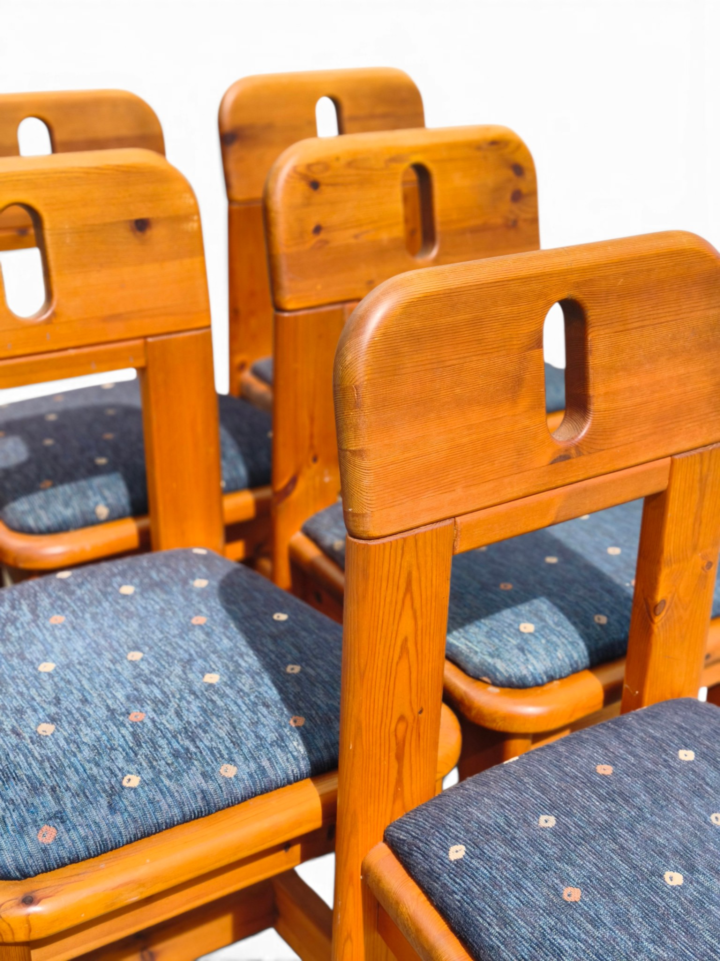 6 WASA dining chairs - Image 3